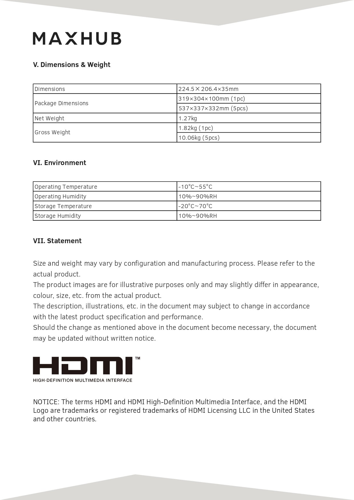 Maxhub Pc Module Mt51a Product Specification Tanphatvn.com Page 0003