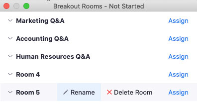 Chọn Breakout Room Của Riêng Bạn