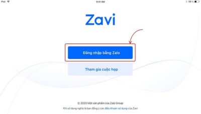 Đăng Nhập Bằng Zalo
