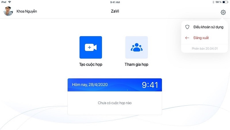 Màn Hình Trang Chủ Zavi