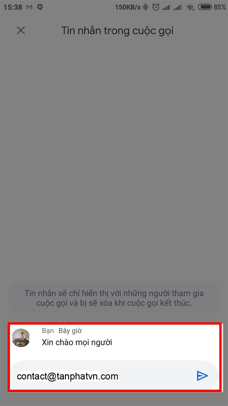 Gửi Tin Nhắn Cho Bạn Bè