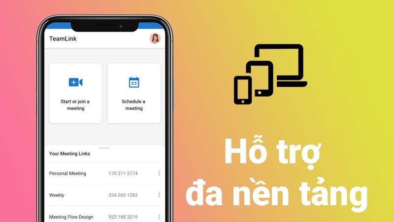 Hỗ Trợ đa Nền Tảng điện Thoại, Máy Tính