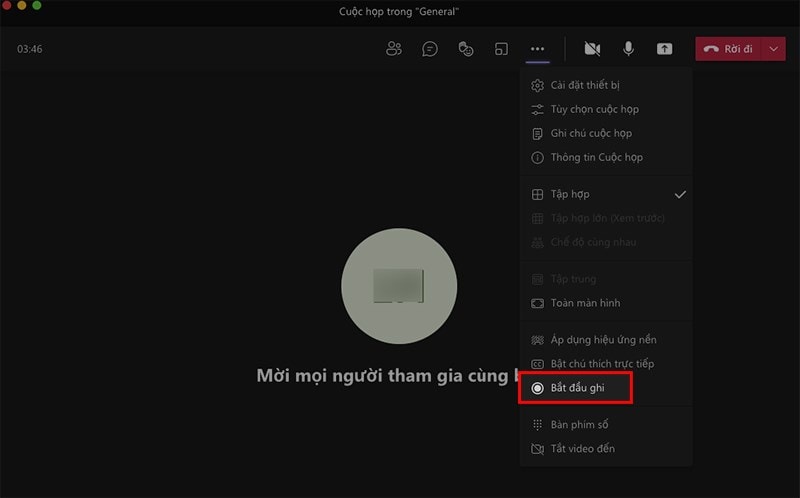 Cách Ghi Lại Cuộc Họp Trên Microsoft Teams Bằng Máy Tính Bước 2