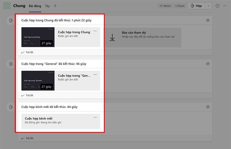 Cách Ghi Lại Cuộc Họp Trên Microsoft Teams Bằng Máy Tính Bước 5