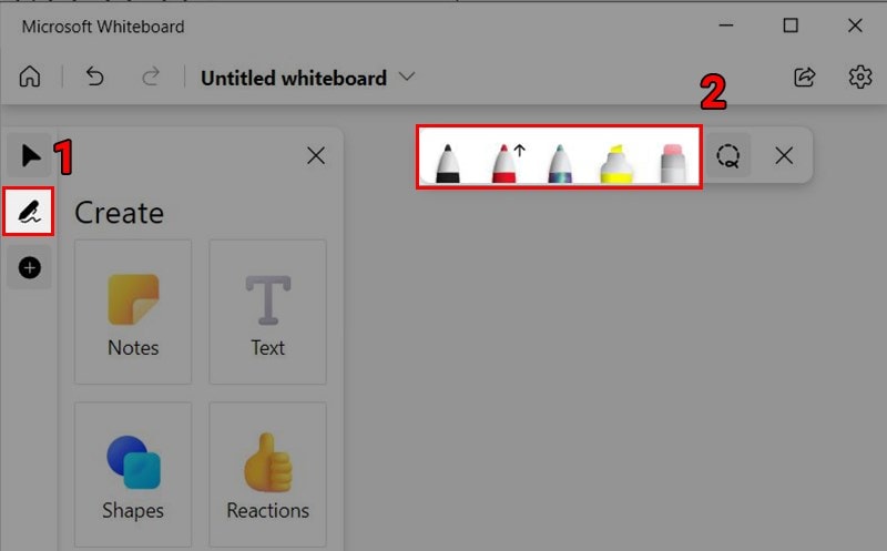 Cách Sử Dụng Whiteboard Trên Microsoft Teams Bước 2