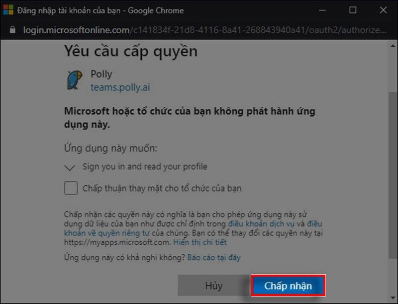 Cách Tạo Bảng điểm Danh Trên Microsoft Teams Bằng ứng Dụng Polly Bước 10