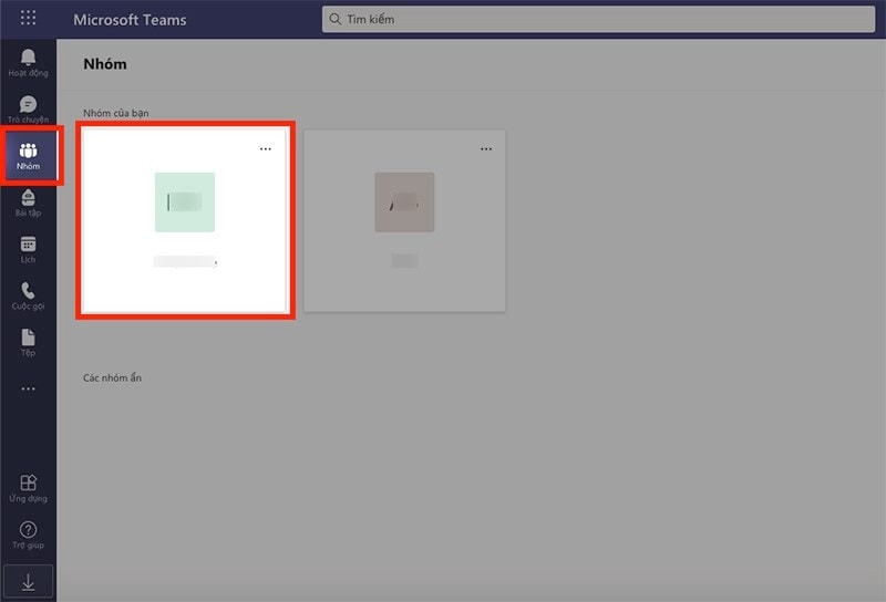 Cách Xóa Nhóm Trò Chuyện Bước 1