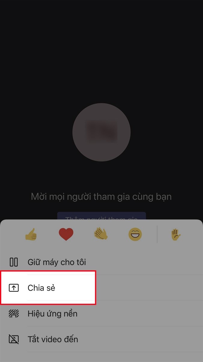 Chia Sẻ Màn Hình Khi Học, Họp Online Trên điện Thoại Bước 2