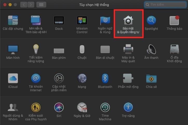 Cho Phép Sử Dụng Camera Trên Phiên Bản Macos Mojave 10.14 Trở Lên Bước 2