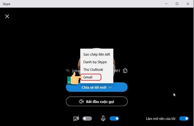 Hướng Dẫn Cách Họp Trực Tuyến Qua Skype Trên Máy Tính Bước 3b