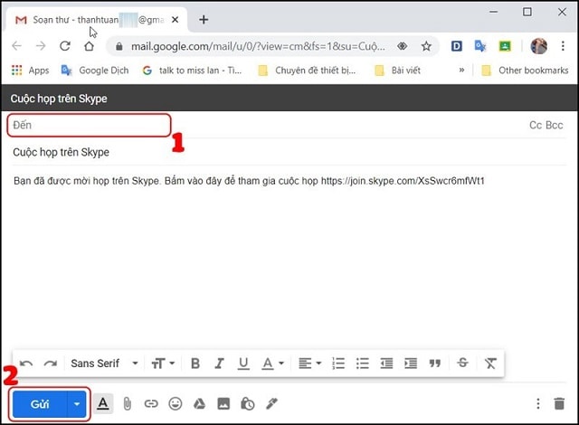 Hướng Dẫn Cách Họp Trực Tuyến Qua Skype Trên Máy Tính Bước 3c