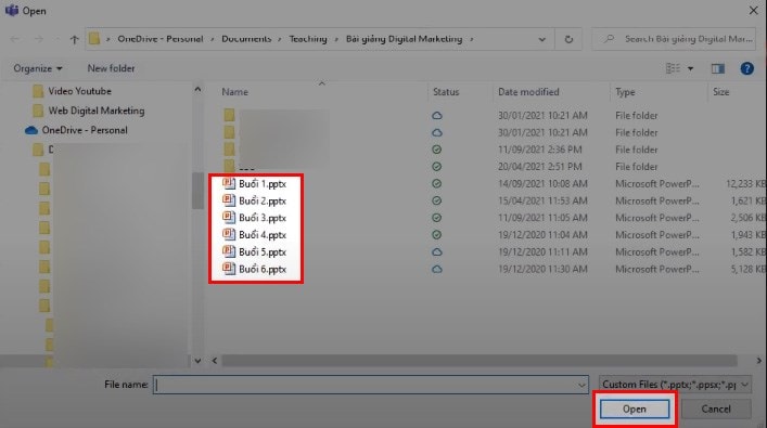 Hướng Dẫn Trình Chiếu Powerpoint Trên Microsoft Teams Trên Máy Tính Bước 3