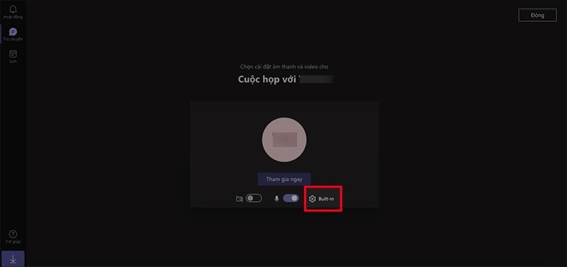 Kiểm Tra Cài đặt Cấu Hình Trước Khi Tham Gia Học, Họp Online Bước 1