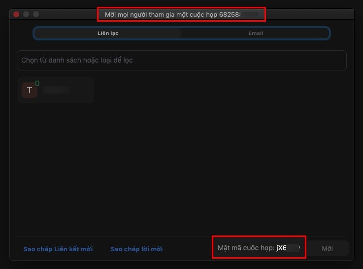 Cách Lấy Id Và Pass Phòng Zoom Trên Máy Tính Bước 4