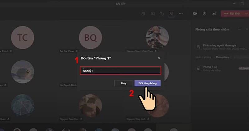 Hướng Dẫn Tạo Breakout Room, Chia Nhóm Trên Microsoft Teams Bước 4