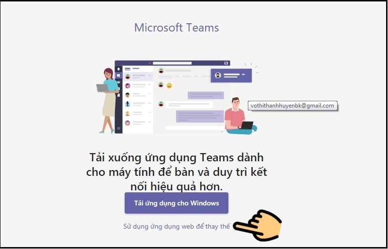 Hướng Dẫn Tạo Phòng Học Microsoft Teams Online Trên Web Bước 3