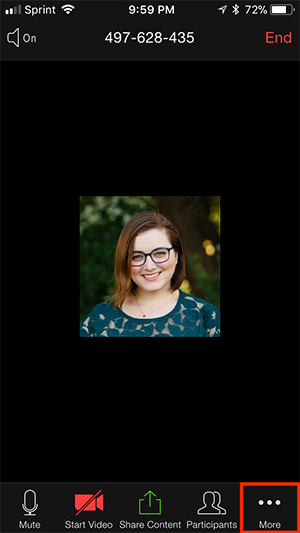 Cách Khóa Phòng Học Trên Zoom Trên điện Thoại Bước 1