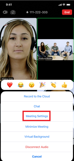 Cách Khóa Phòng Học Trên Zoom Trên điện Thoại Bước 2