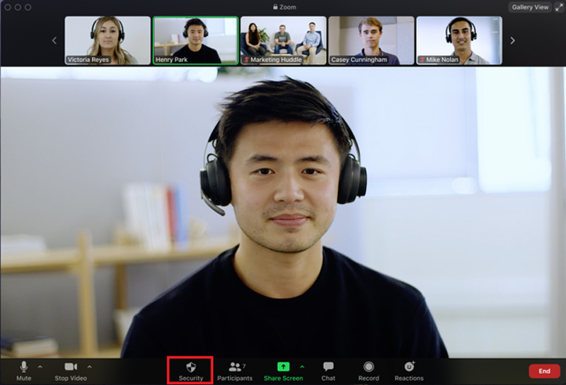 Cách Khóa Phòng Học Trên Zoom Trên Máy Tính Bước 1