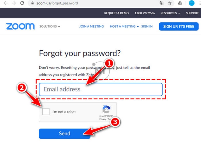 Forgot Your Password Zoom