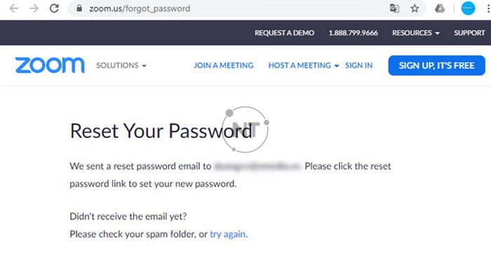 Reset Your Password Zoom