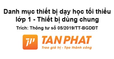Danh Mục Thiết Bị Dạy Học Tối Thiểu Lớp 1