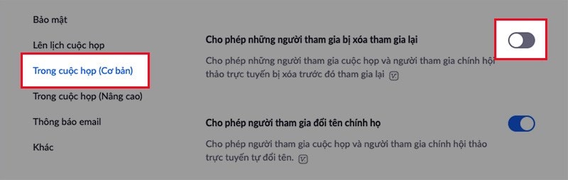 Cách Cho Người Bị Remove Quay Trở Lại Phòng Zoom Bước 3