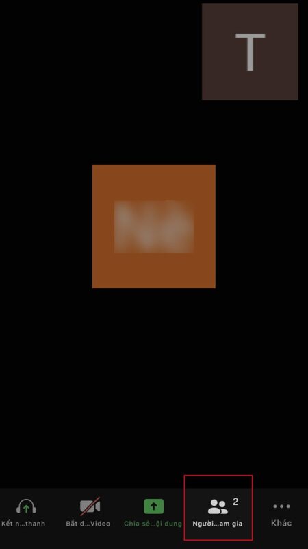 Cách Kick Loại Bỏ Người Khác Ra Khỏi Zoom Trên điện Thoại Bước 1