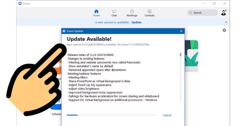 Hướng Dẫn Sửa Lỗi Bằng Cách Cập Nhật Zoom Lên Phiên Bản Mới Nhất Bước 3