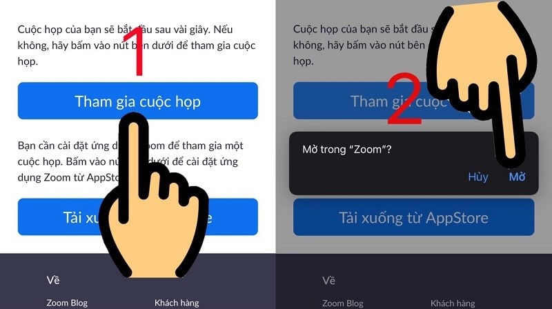 Hướng Dẫn Trên điện Thoại Bước 2