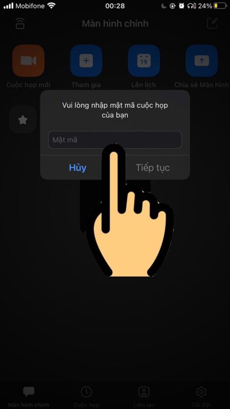 Hướng Dẫn Trên điện Thoại Bước 5