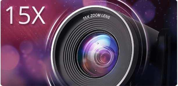 Aver Ptc115+ Zoom Quang Học Lên Tới 15x