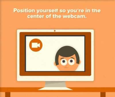 8. Luôn Chắc Chắn Bạn đang ở Chính Giữa Webcam