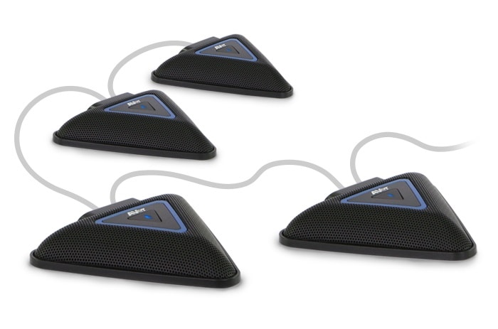 Aver Evc150 Kết Nối Lên đến 4 Chuỗi Micrô