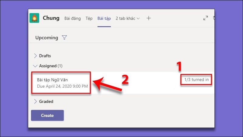 Hướng Dẫn Chấm điểm Trên ứng Dụng Microsoft Teams 1