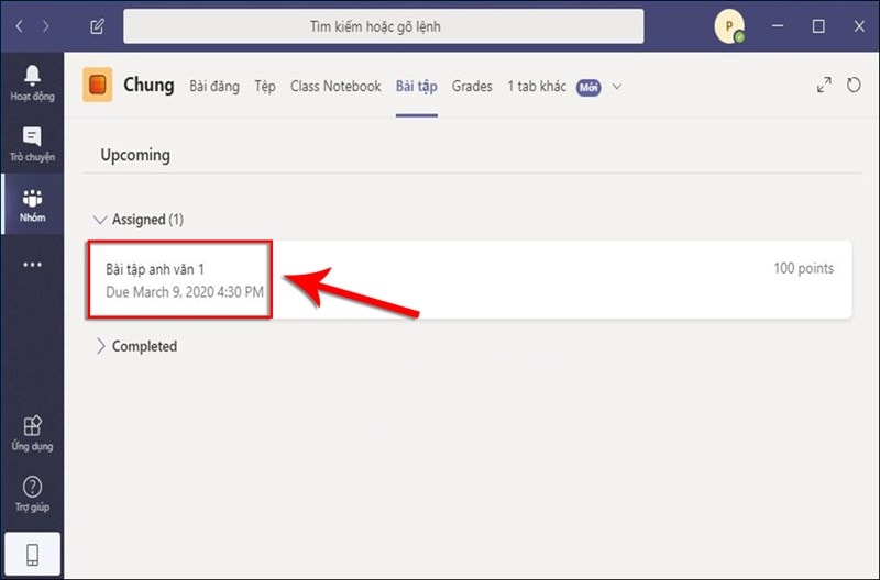 Hướng Dẫn Làm Và Nộp Bài Trên ứng Dụng Microsoft Teams 3