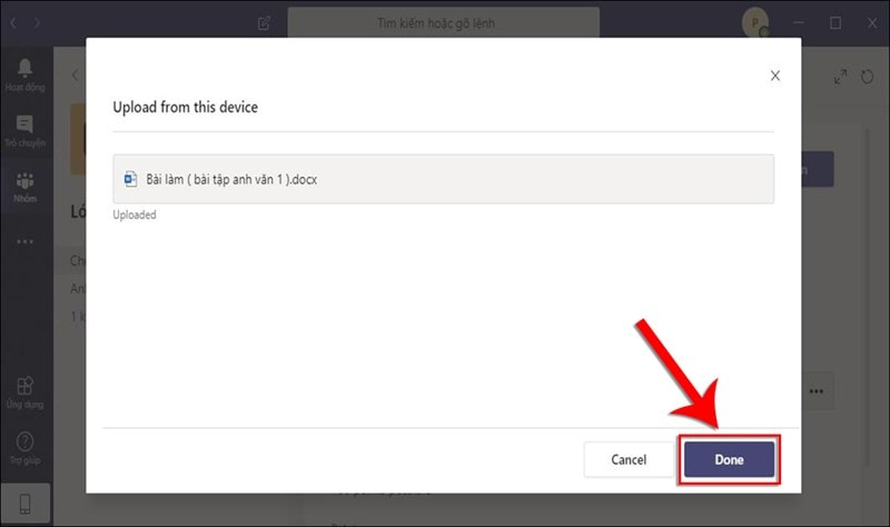 Hướng Dẫn Làm Và Nộp Bài Trên ứng Dụng Microsoft Teams 7