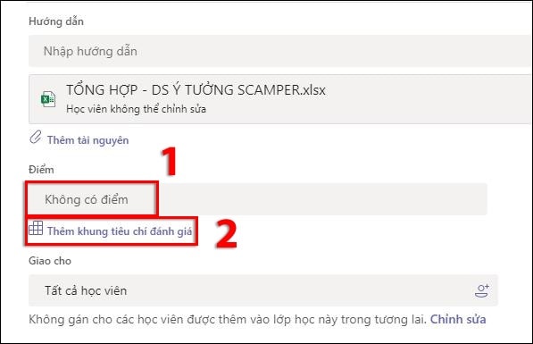 Hướng Dẫn Tạo Và Giao Bài Tập ứng Dụng Microsoft Teams 12