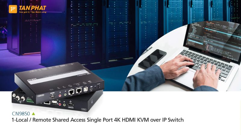 Ưu điểm của bộ chuyển mạch KMV qua IP Aten CN9850