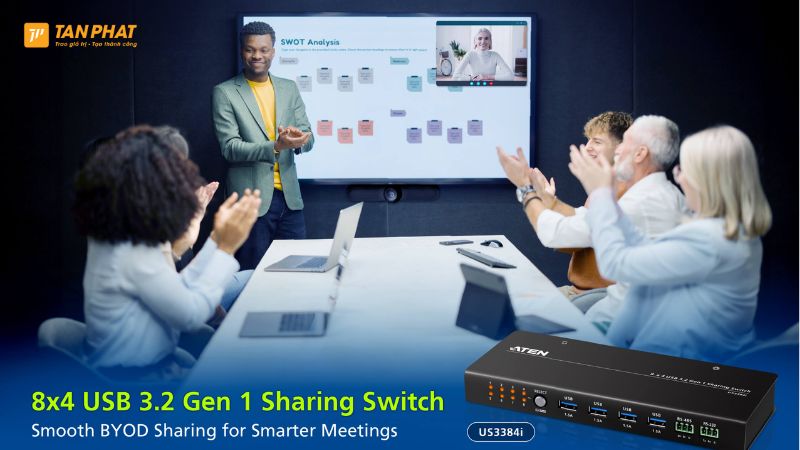 bộ chia sẻ USB 3.2 Gen 1 ATEN 