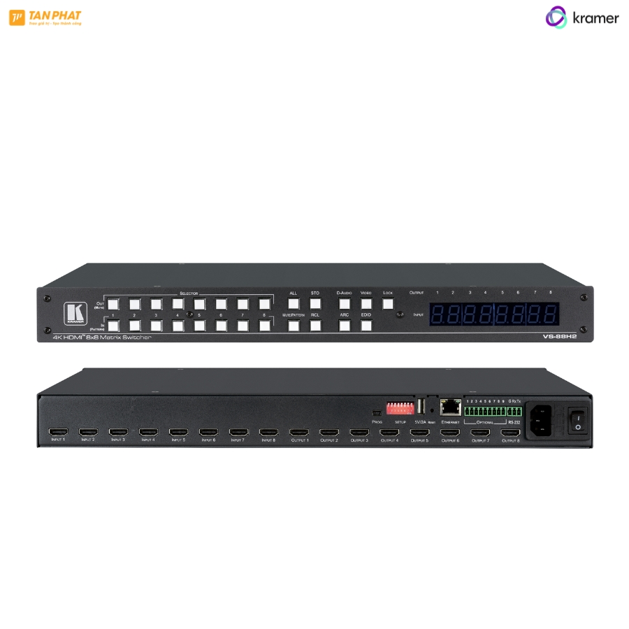 kramer-8x8-hdmi-matrix-switcher-vs-88h2